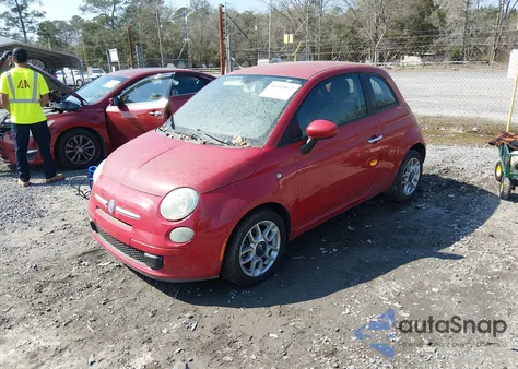 2012 Fiat 500 Pop z USA, uszkodzony, nr VIN 3C3CFFAR7CT335912